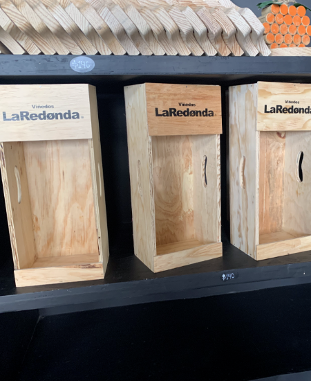 caja botella redonda
